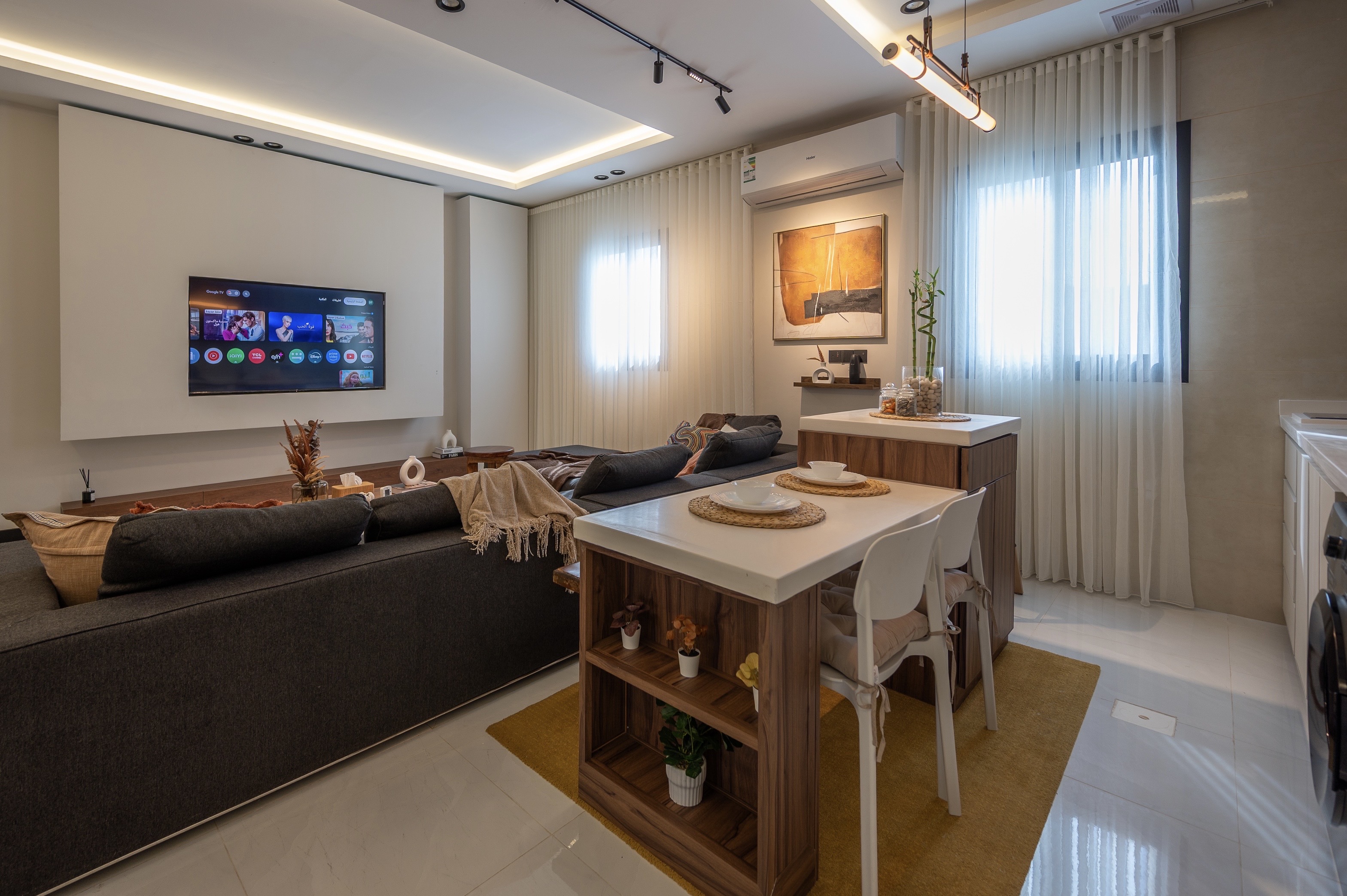 وحده فندقيه غرفتين نوم بالقرب المطار