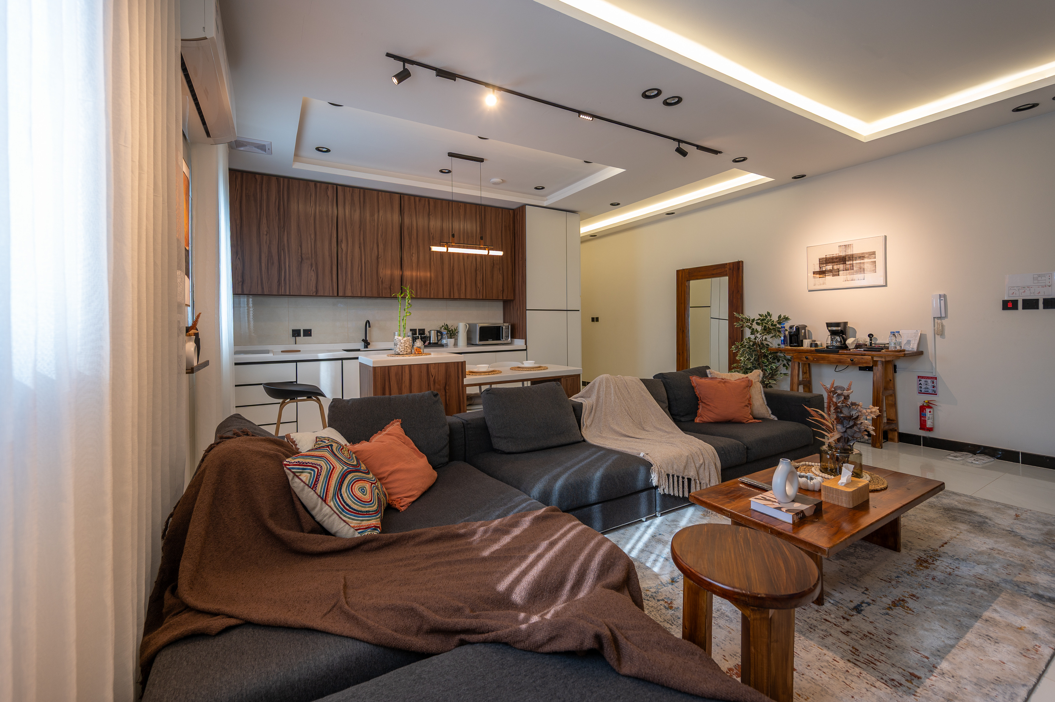 وحده فندقيه غرفتين نوم بالقرب المطار